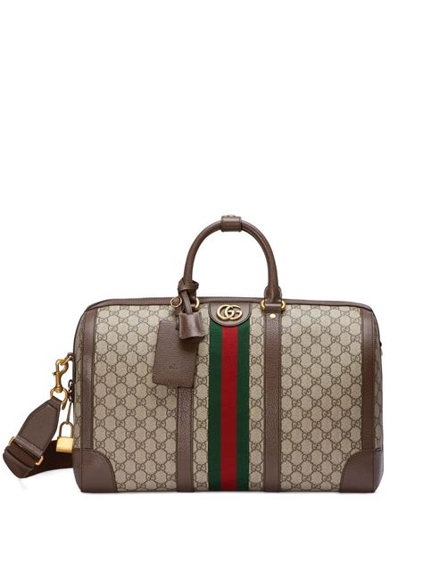 gucci savoy small duffle bag|gucci embossed duffle bag.